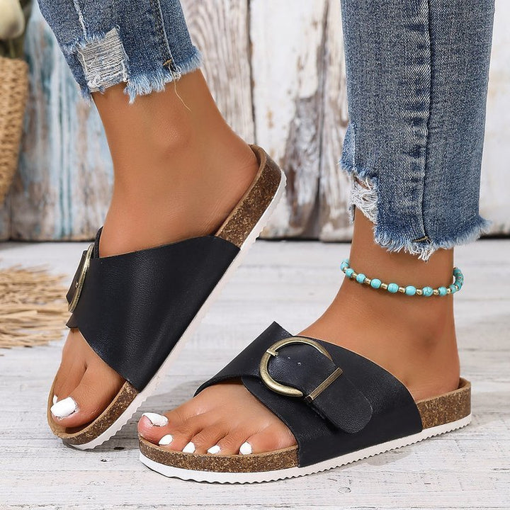 Lila | Sandalias con hebilla